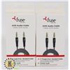 Image 1 : 2 FUSE AUX AUDIO CABLE