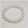 Image 1 : SILVER W.F.PEARLS  BRACELET (~LENGTH 7INCHES)