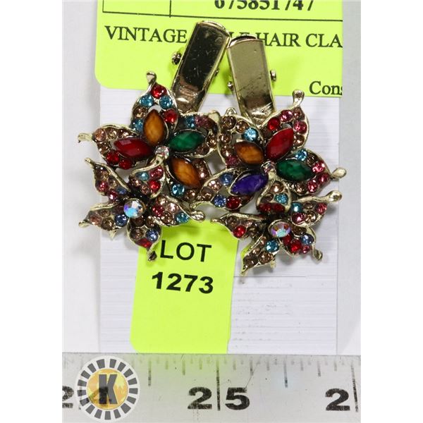 VINTAGE STYLE HAIR CLAMPS