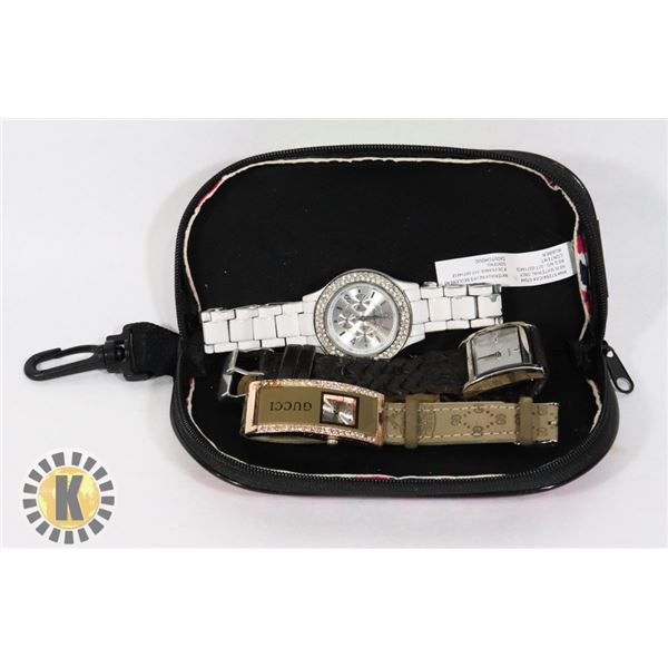 GUCCI WHITE & BLACK WATCHES ALL TOGETHER