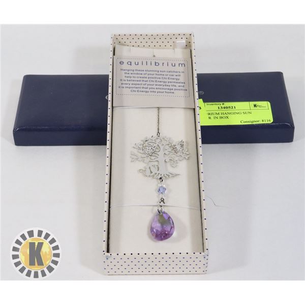 EQUILIBRIUM HANGING SUN CATCHER  IN BOX
