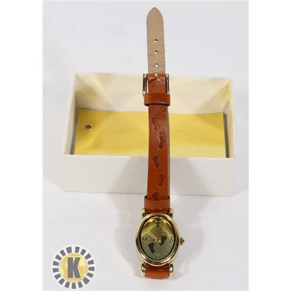 LADIES FOOTPRINTS WATCH
