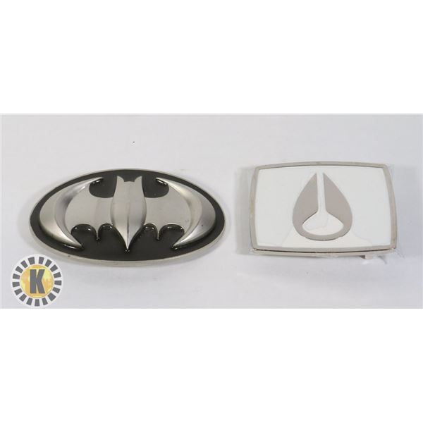 DC COMICS BATMAN & NIXON BELT BUCKLES