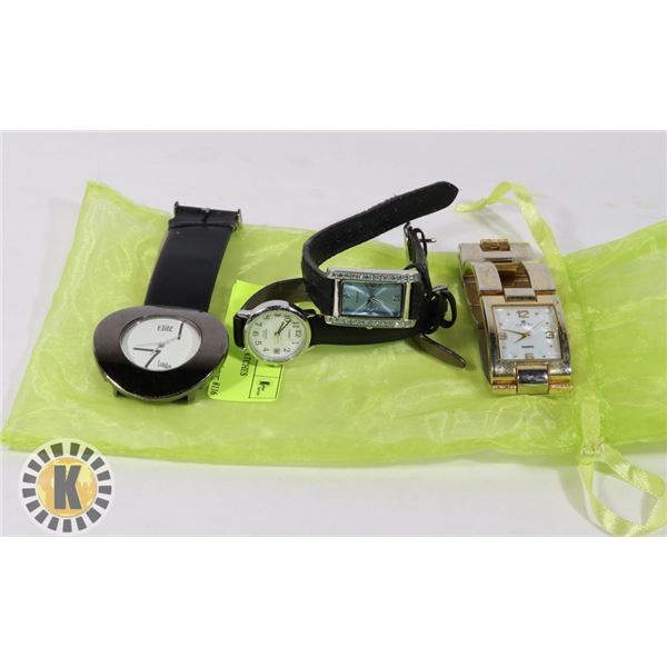 3 LADIES FASHION WATCHES