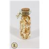 Image 1 : GLASS BOTTLE FILLED WITH GOLD FOIL