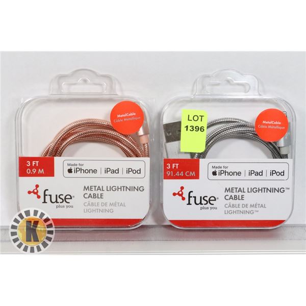 2 FUSE METAL LIGHTING CABLE 3FT