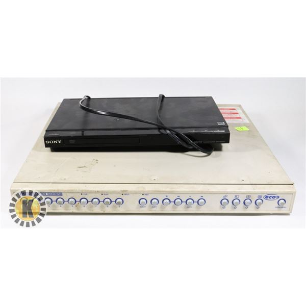 DEDICATION MICROS- ECO9-80GB AND SONY DVSR500H