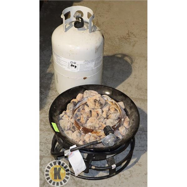 PROPANE POWERED FIRE BOWL WITH