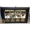 Image 1 : FRAMED BOSTON BRUINS WALL ART 36" BY 24"