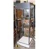 Image 1 : 6' TALL ROLLING DISPLAY SHELVING UNIT