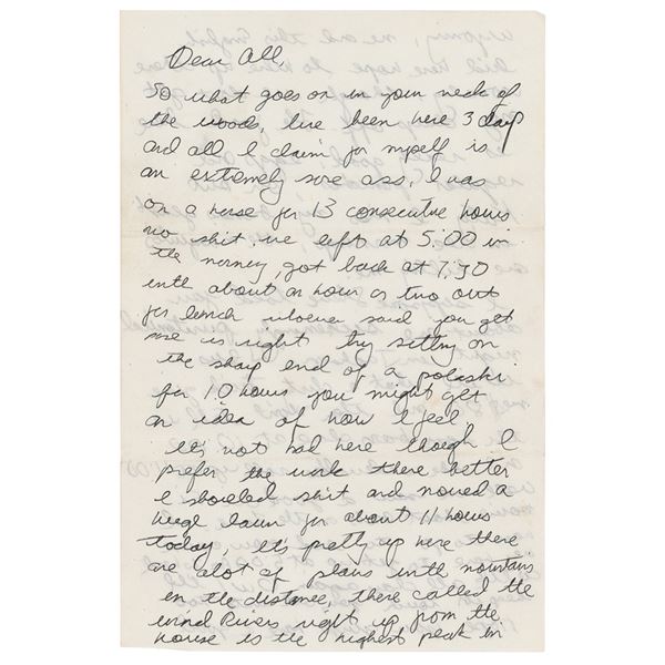 John F. Kennedy, Jr. Autograph Letter Signed