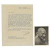Image 1 : Mohandas Gandhi Typed Letter Signed and Signed Photograph