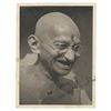 Image 3 : Mohandas Gandhi Typed Letter Signed and Signed Photograph