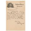 Image 1 : F. Scott Fitzgerald (2) Autograph Letters Signed to Ina Claire