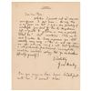 Image 2 : F. Scott Fitzgerald (2) Autograph Letters Signed to Ina Claire