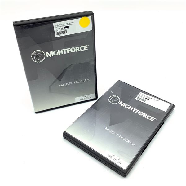 NightForce Ballistic Software Program X 2