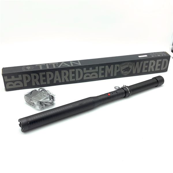 Guard Dog BTSG GDT7500F Titan Stun Baton and Flashlight Combo, New