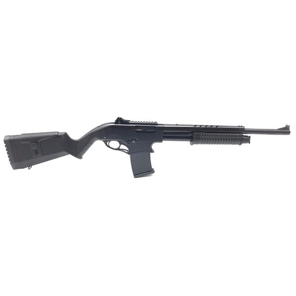 Canuck Recon Mag Fed Pump Action Shotgun, 12ga 3", 20" Barrel, Blk, New