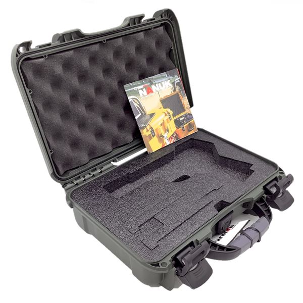 Nanuck 909 Hard Case w/ Foam, Black, New