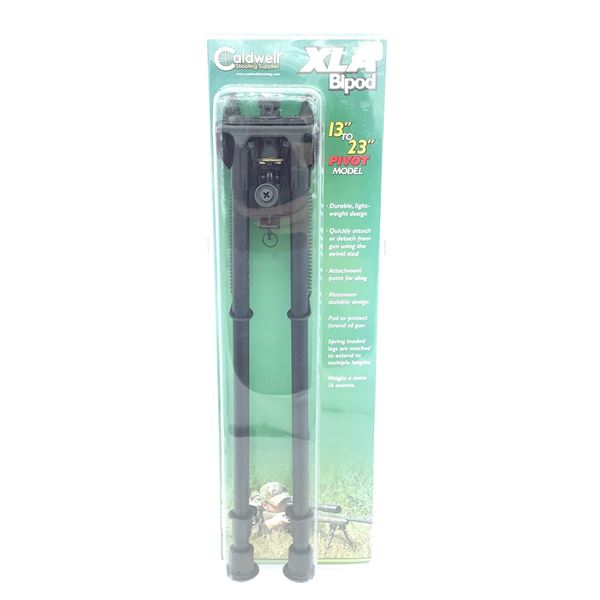 Caldwell XLA Bipod, 13" to 23" Pivot Model, Black, New