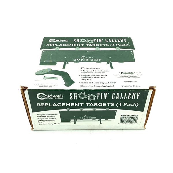 Caldwell Shootin' Gallery Replacement Targets (4 Pack), New