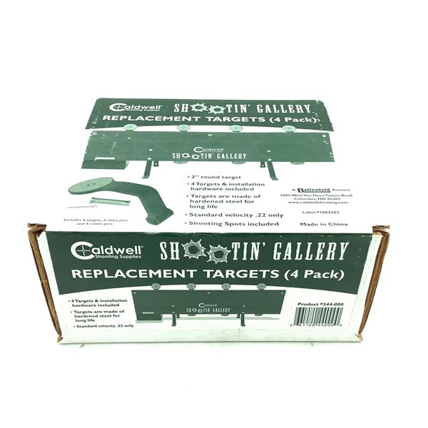 Caldwell Shootin' Gallery Replacement Targets (4 Pack), New