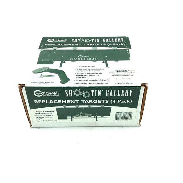 Caldwell Shootin' Gallery Replacement Targets (4 Pack), New
