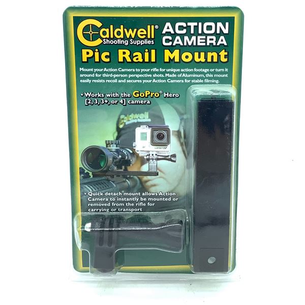 Caldwell Action Camera Pic Rail Mount, New
