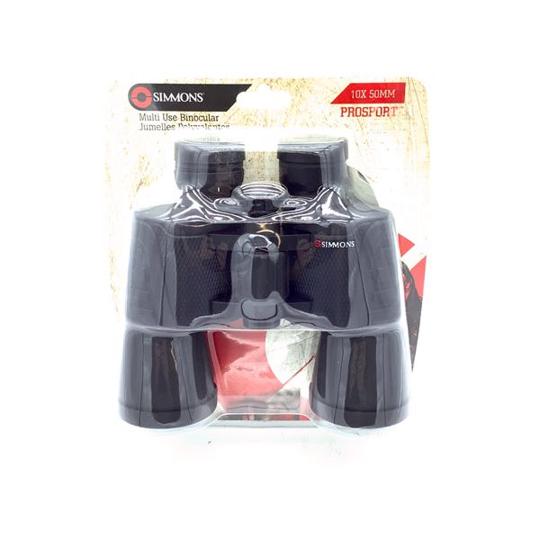 Simmons Pro-Sport Multi-Use Binocular, 10x50mm, New