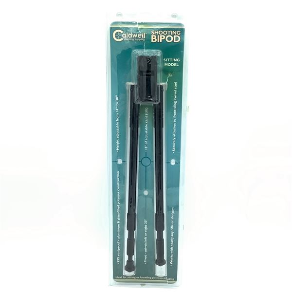 Caldwell Shooting Bipod, Sitting Model, 14" to 3", New