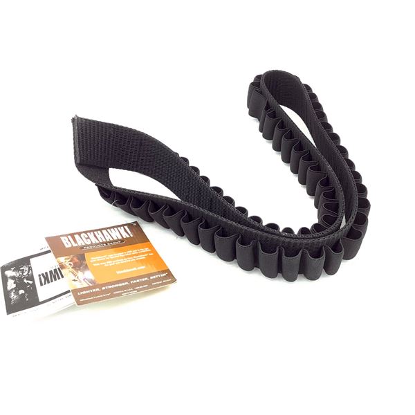 Black Hawk Shotgun Bandoleer, Black, New