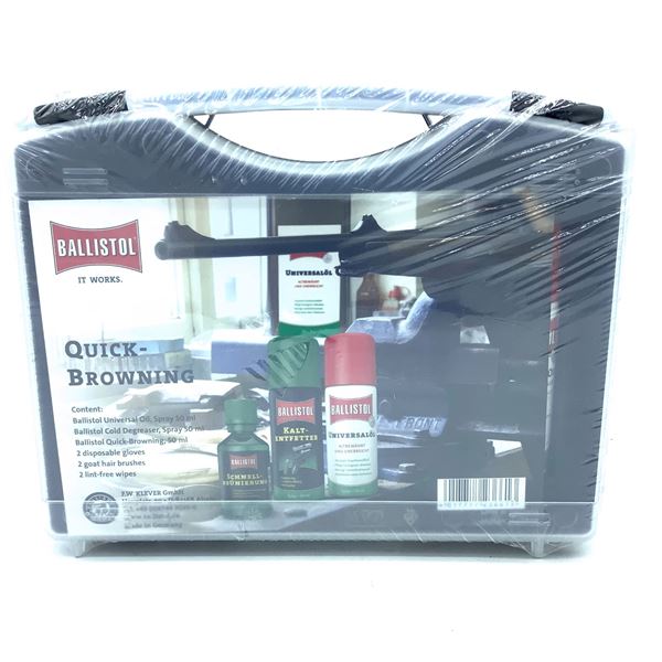Ballistol Quick Browning Cleaning Kit, New