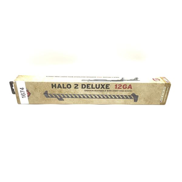 ATI Halo 2 Deluxe 12 Ga Shotgun Heatshield with Ghost Ring Sights, New