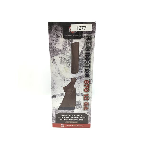 ATI Akita Adjustable Stock and Forend with Scorpion Recoil Pad for Remington 870 12ga, New