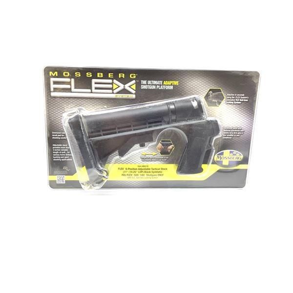 Mossberg Flex 500, 590 6-Position Adjustable Tactical Shotgun Stock, New