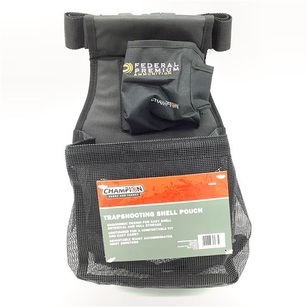 Champion Trapshooting Shell Pouch, Black, New