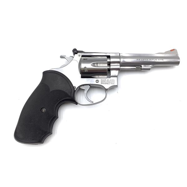Smith and Wesson Model 63 22 LR Stainless Steel Revolver Prohibited