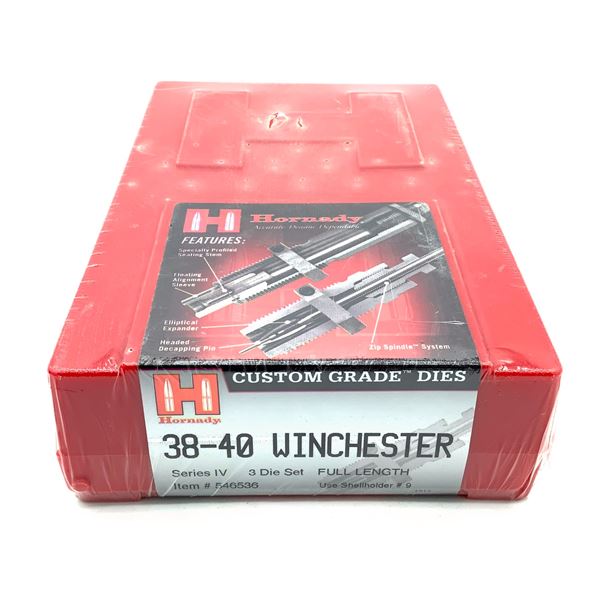Hornady 38-40 Winchester 3 Die Set, Series IV, Full Length, New