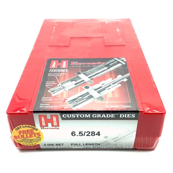 Hornady 6.5/ 284, 2 Die Set, Full Length, New