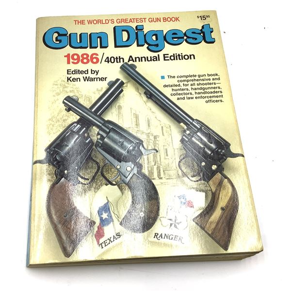1986 Gun Digest 480 Pages