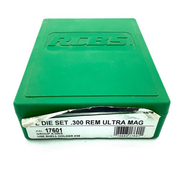 RCBS 300 Rem Ultra Mag Full Length 2 Die Set, New