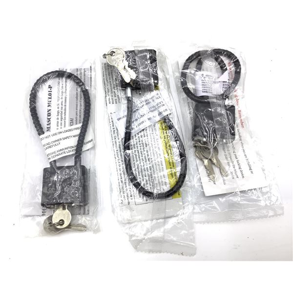 Cable Locks X 3, New