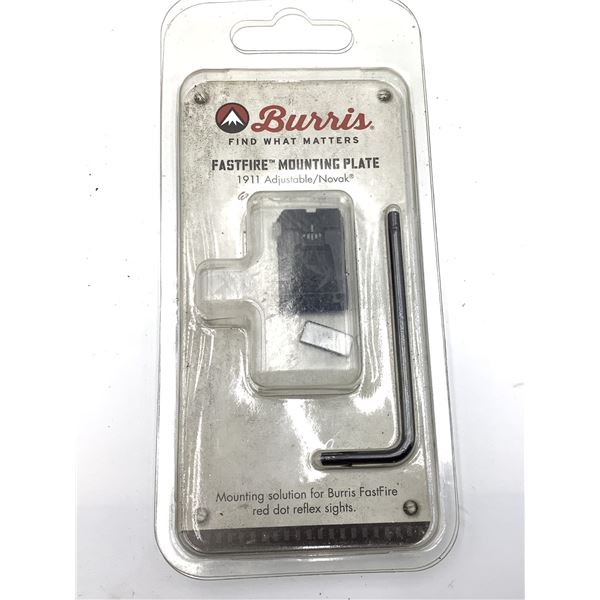Burris 1911 Pistol Adjustable Novak Sight, New