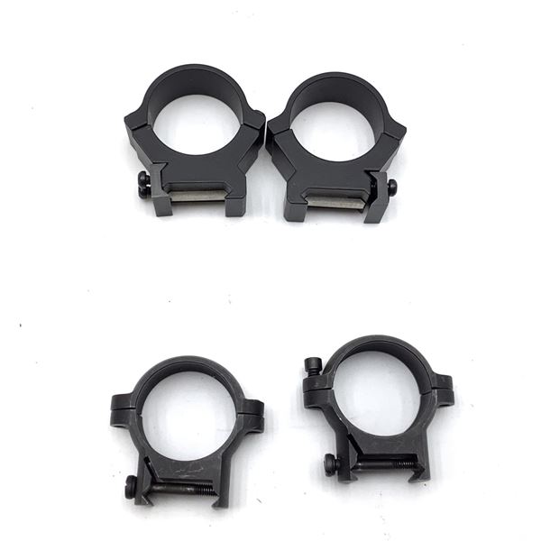 Scope Rings for 30mm Tubes, Low and Medium Sets