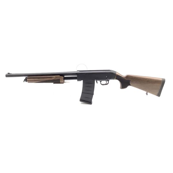 Hunt Group MH-P Pump-Action Shotgun, 18" Barrel, 12 Ga. 3", Walnut Stocks, New