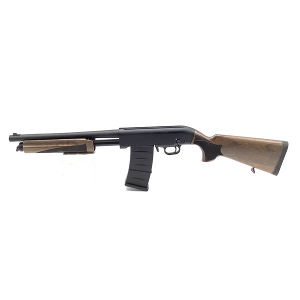Hunt Group MH-P Pump-Action Shotgun, 15" Barrel, 12 Ga. 3", Walnut Stocks, New