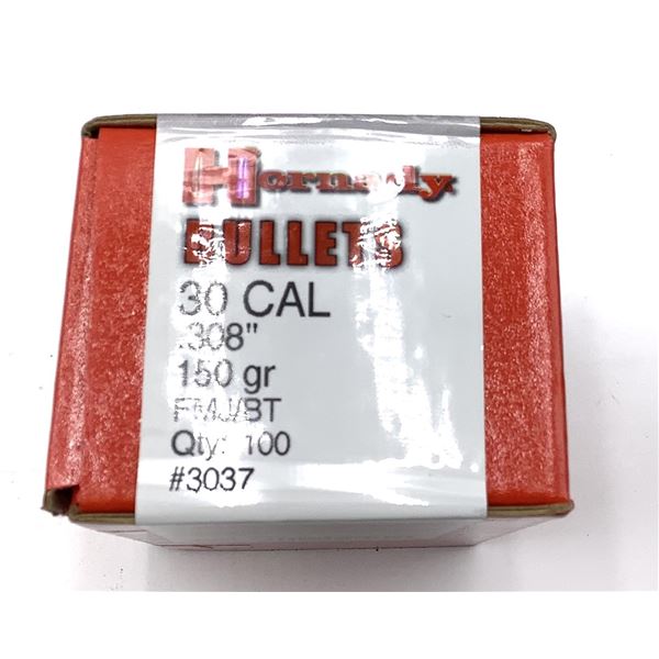Hornady 30Cal .308 150gr Projectiles 100count