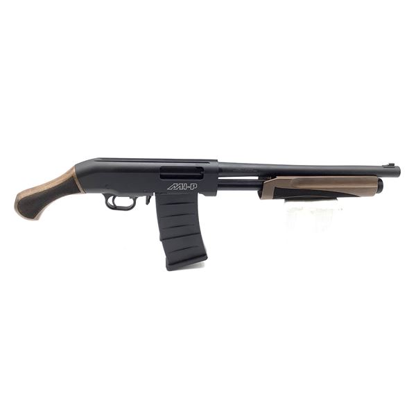 Hunt Group MH-P Pump-Action Shotgun,15" Barrel, 12 Ga. 3", Walnut Stocks, New