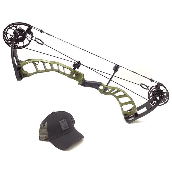 Prime Archery Nexus 2 Compound Bow, RH 29/60, Hammered Green/ Black, New