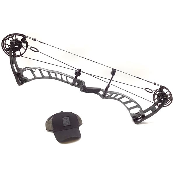 Prime Archery Nexus 6 Compound Bow, RH 29/60, Hammered Grey/ Black, New